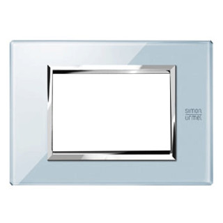 Urmet Simon Nea plate 3 modules blue sky 13003.AZ