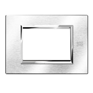 Urmet Simon Nea plate 4 modules brushed chrome 13904.CS