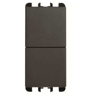 Urmet Simon Nea double independent push button anthracite 10138