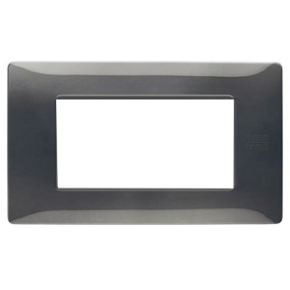 Urmet Simon Nea plate 4 modules dark steel 11804.AC