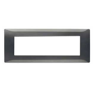 Urmet Simon Nea plate 7 modules dark steel 11807.AC