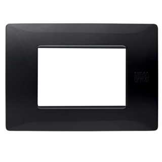 Placca Urmet Simon Nea Flexa 3 Moduli Nero Assoluto 11803.NA