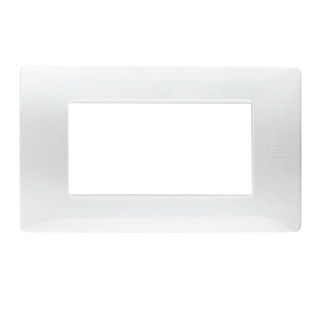 Placca Urmet Simon Nea Flexa 4 Moduli Bianco Ghiaccio 11804.BG