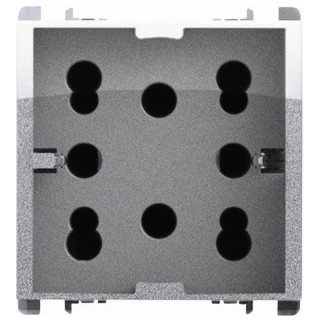 Simon Urmet Nea Multistandard-Steckdose 2 doppelseitig und 1 schuko ice 10311/2BG