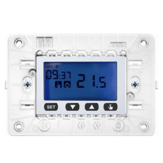 Urmet Simon Nea weekly LCD programmable thermostat 3 modules white 10633.B