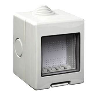 Caja de superficie Urmet Simon IP55 2 Módulo gris 12502