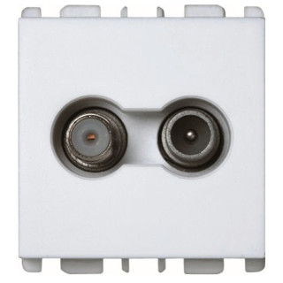 Urmet Simon demixed 2DB TV-SAT socket white 13400/2.