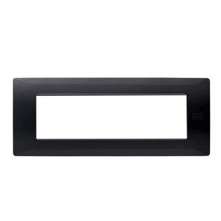 Simon Urmet FLEXA plate 7 modules Absolute Black 11807.NA