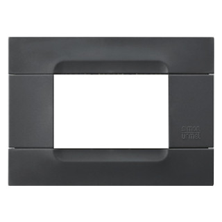 Platte Urmet Simon Kàdra technopolymer schwarz AUCKLAND 3 Module 10803