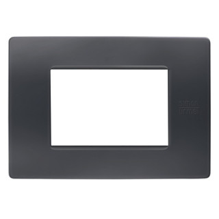 Urmet Simon Nea Flexa placa 3 módulos gris antracita 11803.