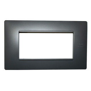Urmet Simon Nea Flexa plaque 4 modules anthracite 11804.AN
