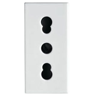 BOCCHIOTTI BIVALENT SOCKET 2P+T 10/16A 250V 02808