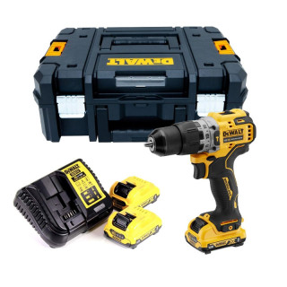 DeWALT Drill Driver with 2 x 12V XR Lithium batteries DCD706D2-QW