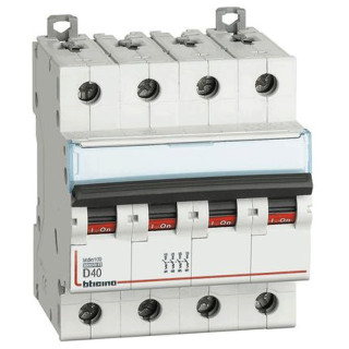 Bticino LS-Schalter 4-polig D 40A 10kA 4 Module FH84D40