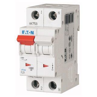 Eaton Circuit breaker 10A 1P+N 4.5 KA 2 modules 243226