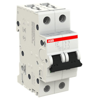 Circuit breaker ABB 2P 6A 6 KA C 2M S202 S465502