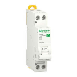 Disyuntor termomagnético Schneider 10A 1P+N 4,5KA C 1 Módulo R9P35610