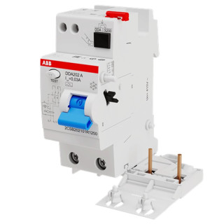 Bloc différentiel ABB DDA202 2P 63A 30mA type A 2 modules B427956