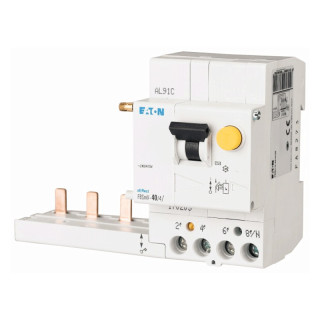 Eaton coupled residual current circuit breaker 63A 30ma 4p type AC 170198