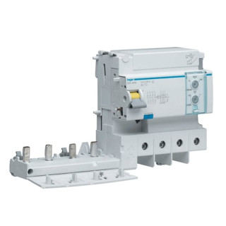 Hager 4P 125A 30MA AC Bloque diferencial 6 módulos BDC480E