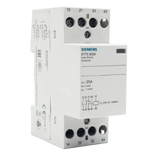 Contactor Siemens 25A 2NA+2NC 230VCA 2 módulos
