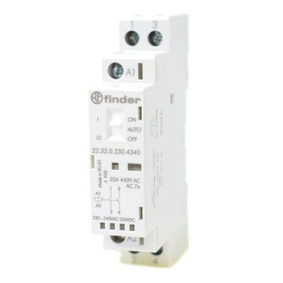 Finder contactor DIN connection 2 NO contacts 22.32.0.230.4340