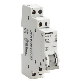 SIEMENS INTERRUPTOR-SECCIONADOR 2P 20A 1 MÓDULO 5TE8112