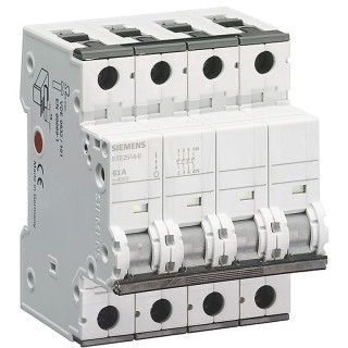 Interruttore Sezionatore Siemens 4P 63A 4 Moduli