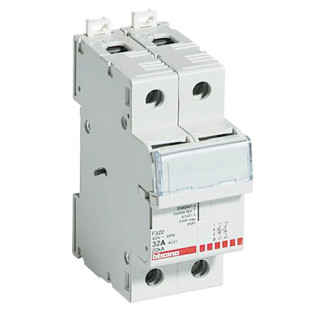 Bticino Fuse Holder Disconnector 2P 32A 500V 2 modules F322