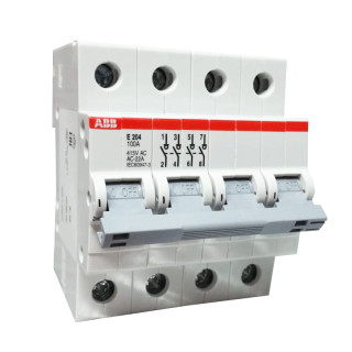 ABB E204/100G 4P 100A 4M disconnect switch M646291