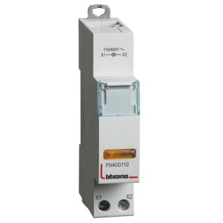 Bticino indicator light with yellow led 110-400Vac 1 module FN40G110