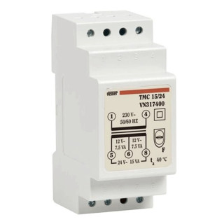 VEMER TRANSFORMADOR MODULAR 15VA 12-24V 2M VN317400