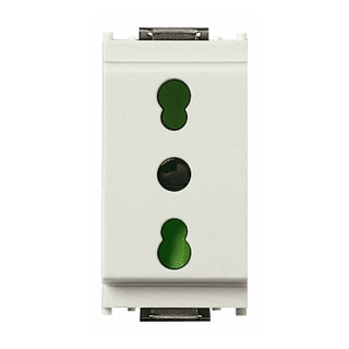 Vimar Idea 2X10/16A+E two-pin socket white 16203.B