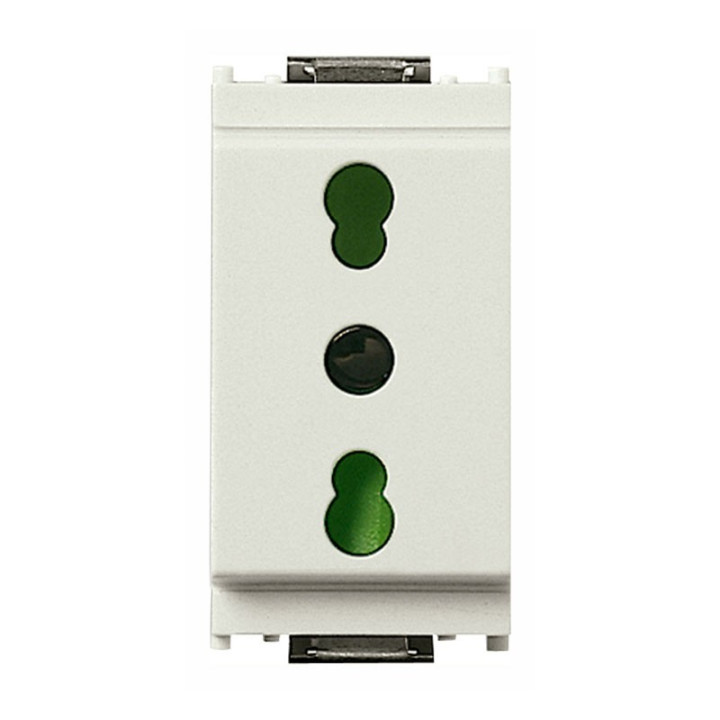 Vimar Idea 2X10/16A+E two-pin socket white 16203.B