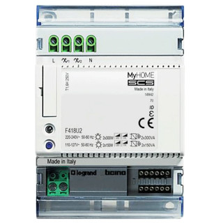 Bticino dimmer universal 2 salidas BUS F418U2