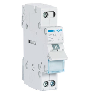 Switch Hager1-0-2 1 POLO 25A 1 module SFT125