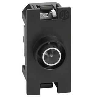 Coaxial socket feedthrough Bticino Living Now 1 Form K4202P14
