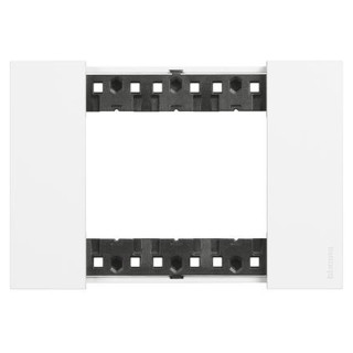 Bticino Living Now plate 3 modules white KA4803KW