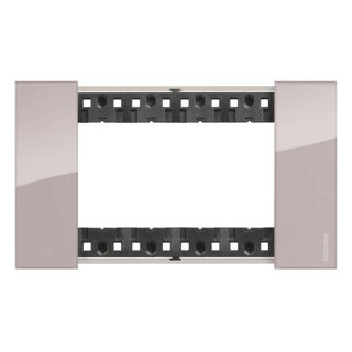 Placca Bticino Living Now 4 Moduli colore Aura KA4804DM