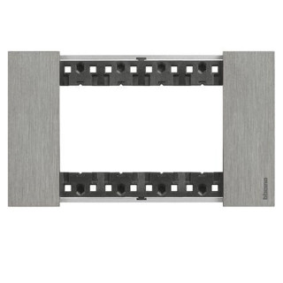 Bticino Living Now 4 Modules en Acier de couleur KA4804ZG