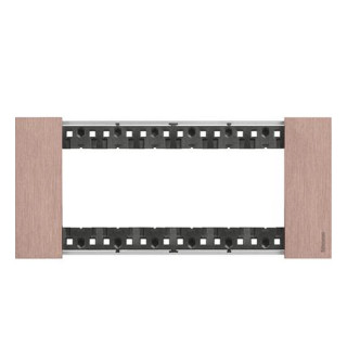 Bticino Living Now 6 Modules de couleur Cuivre KA4806ZM