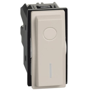 ticino Living Now Bipolar switch B2P 16A sand colour KM4002