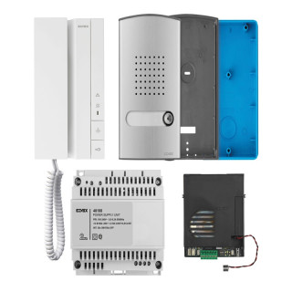 Vimar Elvox Voxie Kit One Family Intercom + Name plate 2 wires Plus K40540.E