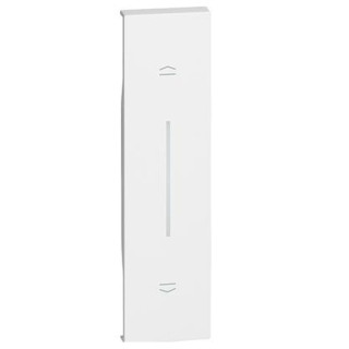 Bticino Living Now Abdeckung für verriegelte Rollladentasten Weiß KW05