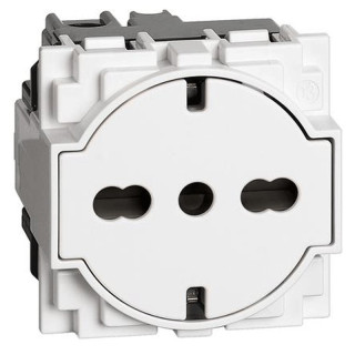 Bticino Living Now FLAT Socket 16A white KW4140A16F