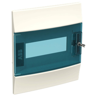 ABB built-in switchboard 8 modules IP40 blue petrol door