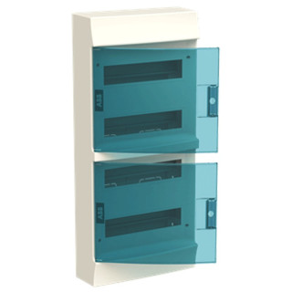 ABB wall-mounted switchboard 48 modules IP40 blue petrol door White