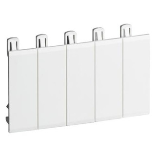 Bticino Lochabdeckung weiß 5 din Module F215Sp