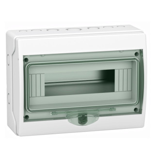 Centralita mural Schneider 12 módulos IP65 Puerta transparente 10315