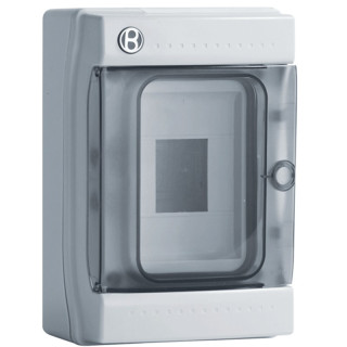 Switchboard Bocchiotti PABLO 4 modules with smoked door IP65 B06521